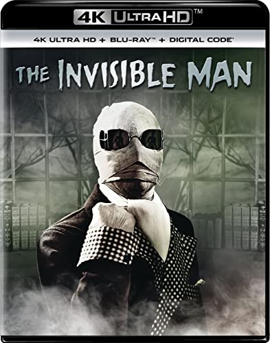 INVISIBLE MAN (MOVIE) - BLU-4K-1933-INC. BLU COPY