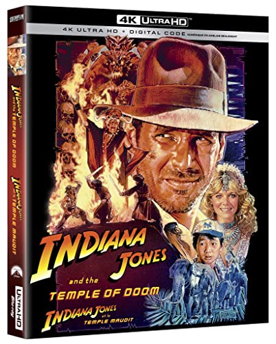 INDIANA JONES & THE TEMPLE OF DOOM  - BLU-4K-INC. BLU COPY-STEELBOOK