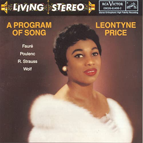 PRICE, LEONTYNE - A PROGRAM OF SONG