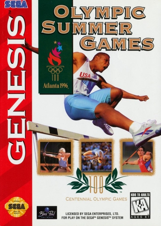 OLYMPIC SUMMER GAMES: ATLANTA 96  - SNES (W/BOX & MANUAL)