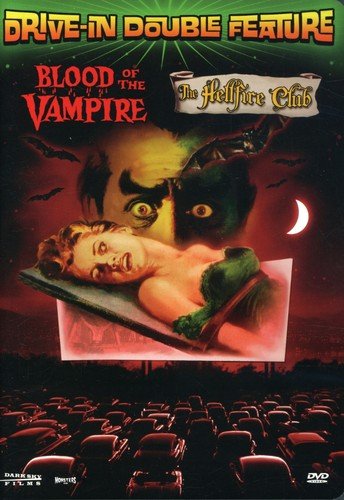 BLOOD OF THE VAMPIRE/HELLFIRE CLUB  - DVD-DRIVE-IN DOUBLE FEATURE