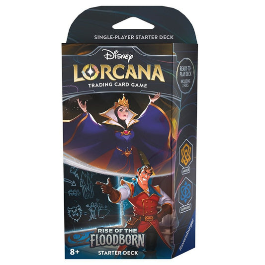LORCANA: RISE OF THE FLOODBORN: AMBER & SAPPHIRE - TCG-STARTER DECK