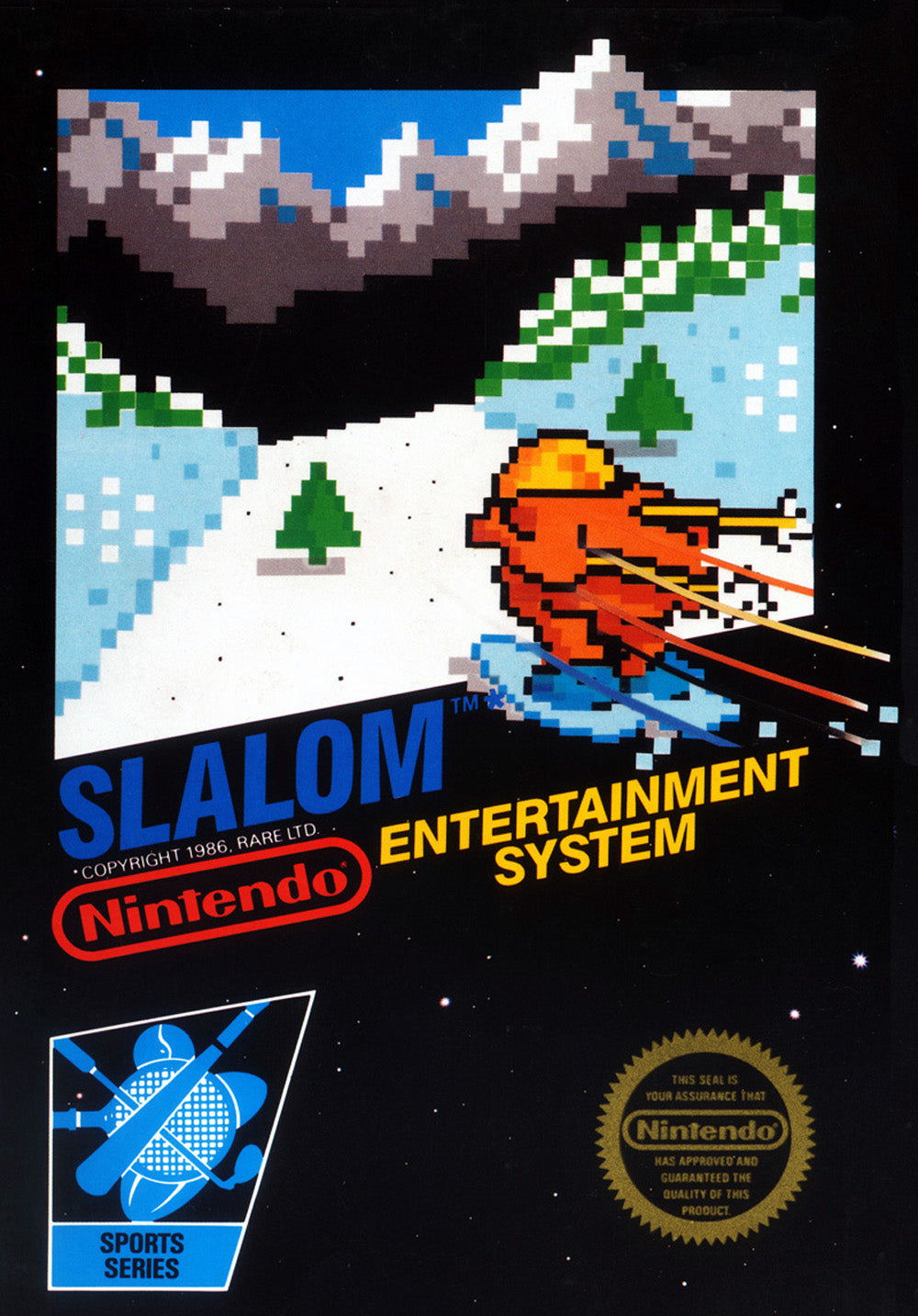 SLALOM  - NES (W/BOX)