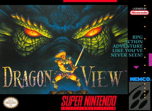 DRAGON VIEW  - SNES (W/BOX)