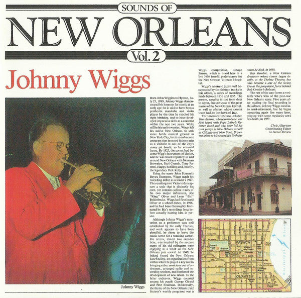 WIGGS, JOHNNY  - SOUNDS OF NEW ORLEANS