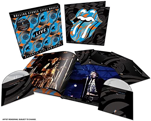 ROLLING STONES  - STEEL WHEELS LIVE (3CDS/2DVD/BLU/BOOK)