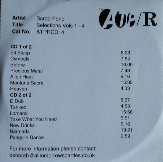 BARDO POND  - SELECTIONS: V1-4