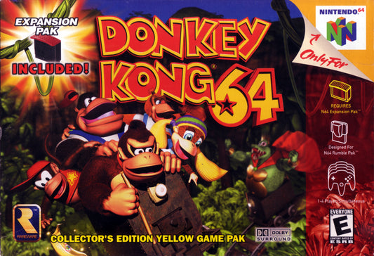 DONKEY KONG 64 (YELLOW CART)  - N64