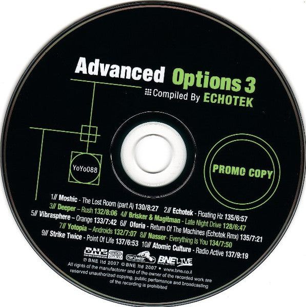 ECHOTEK  - ADVANCED OPTIONS V3