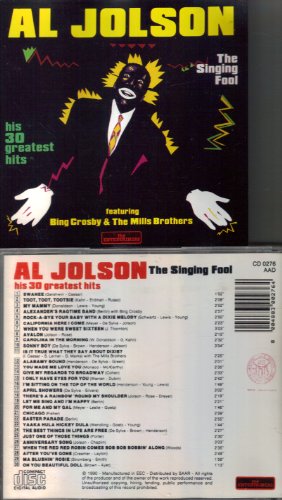 JOLSON, AL  - SINGING FOOL