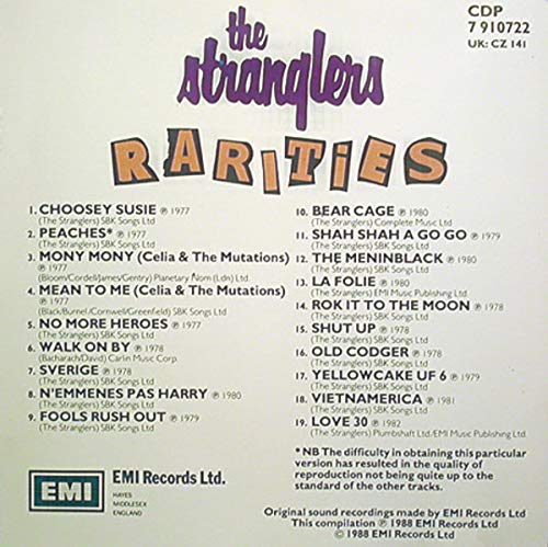 STRANGLERS  - STRANGLERS RARITIES