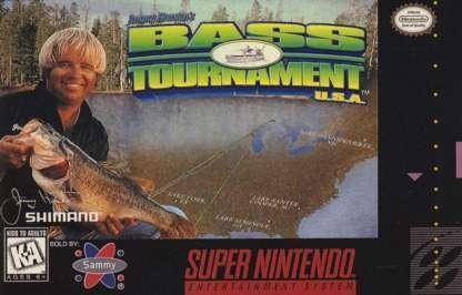 JIMMY HOUSTON'S BASS TOURNAMENT USA  - SNES (W/BOX)