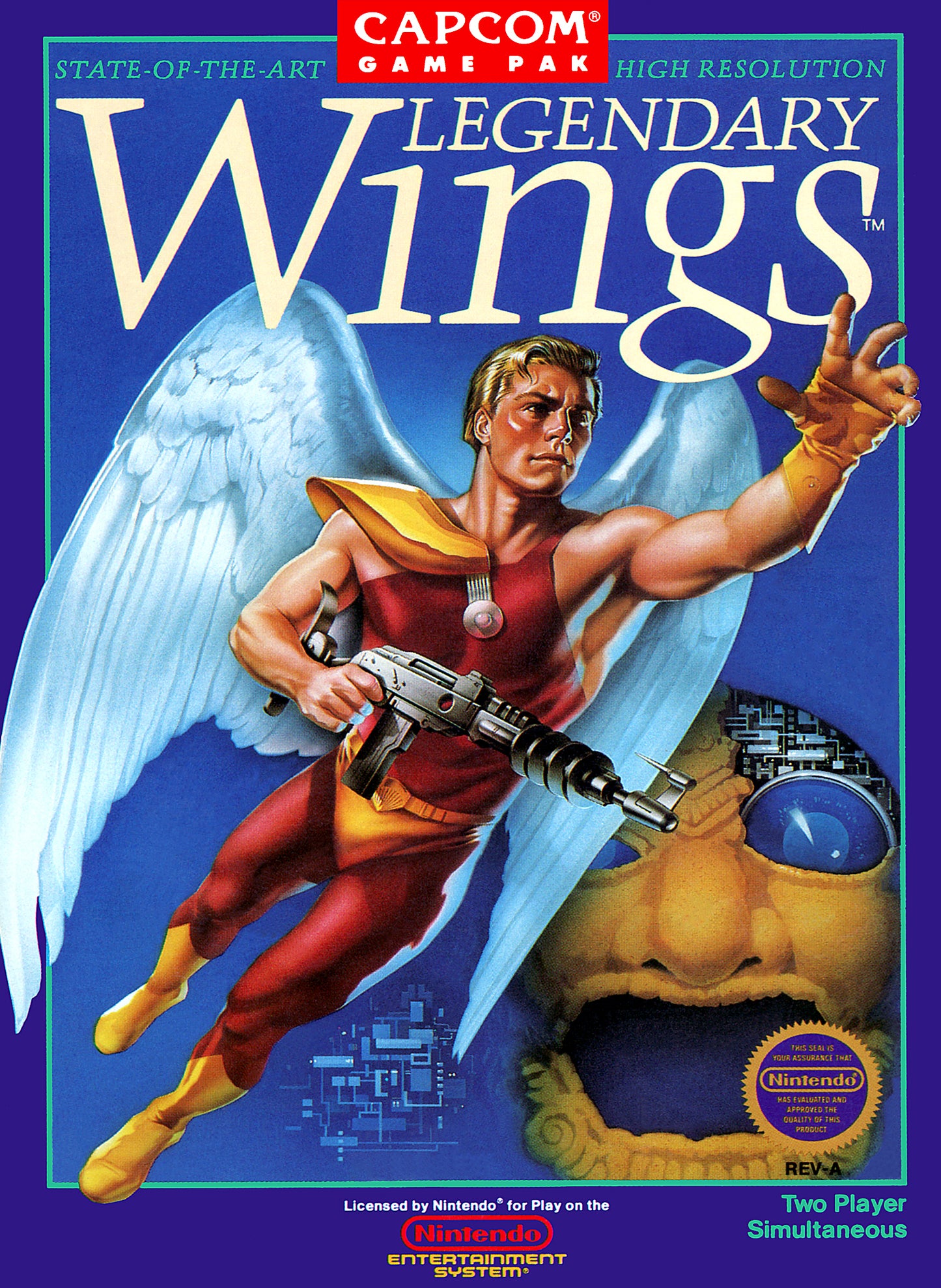 LEGENDARY WINGS  - NES (W/BOX & MANUAL)