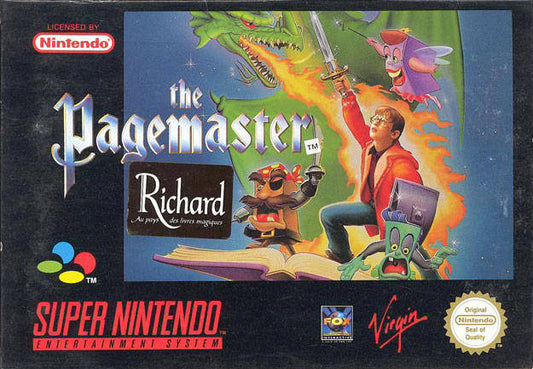 PAGEMASTER  - SNES (W/BOX & MANUAL)