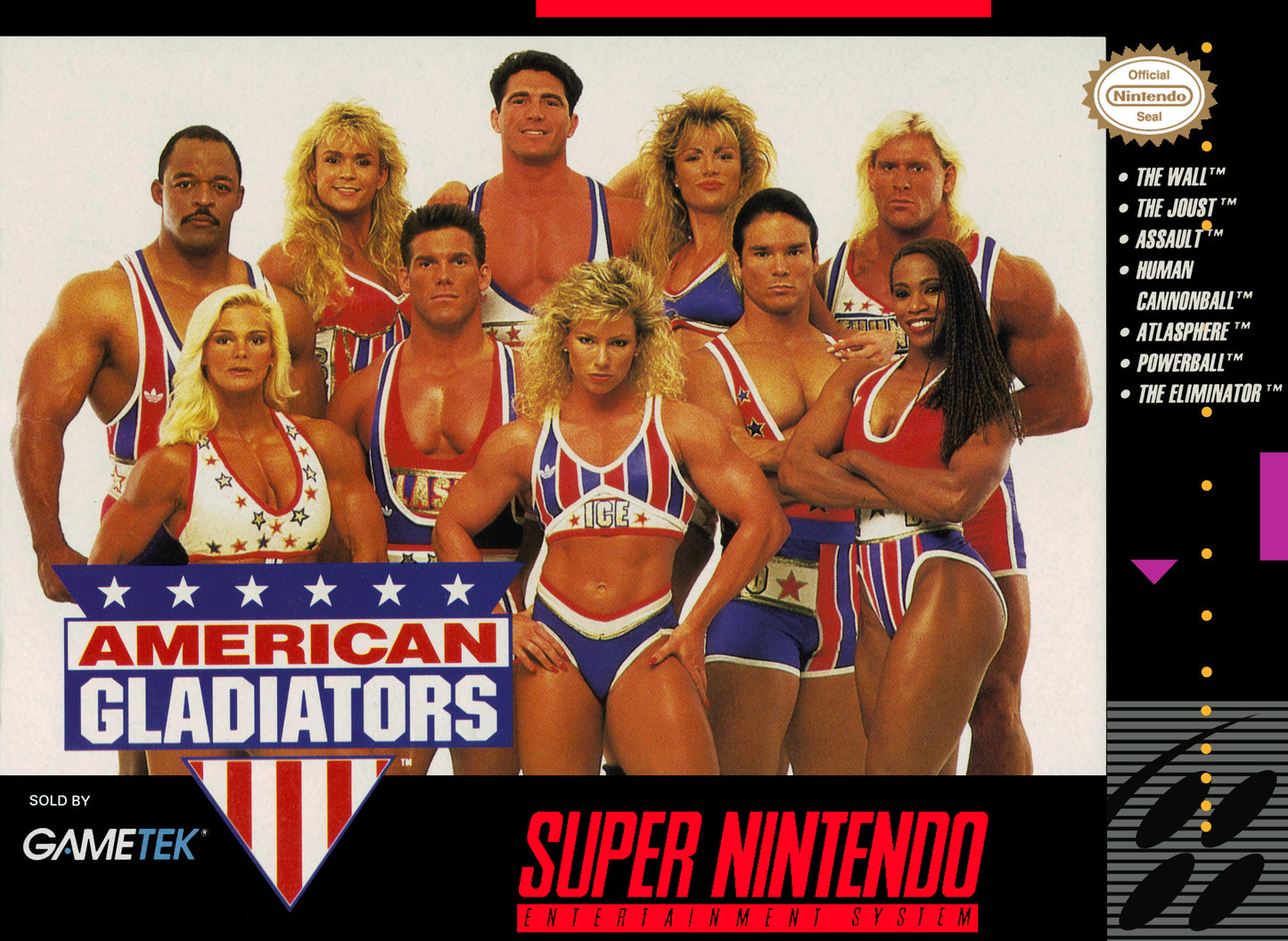 AMERICAN GLADIATORS  - SNES