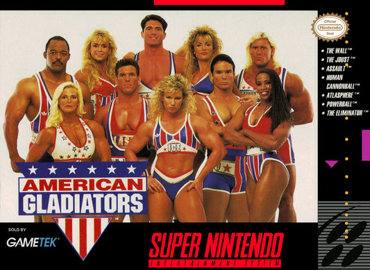 AMERICAN GLADIATORS  - SNES