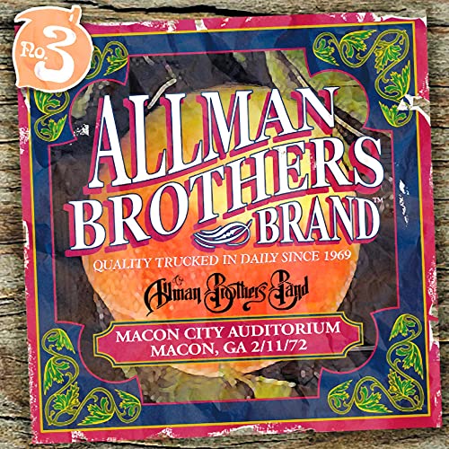 ALLMAN BROTHERS BAND - MACON CITY AUDITORIUM 2-11-72 (CD)