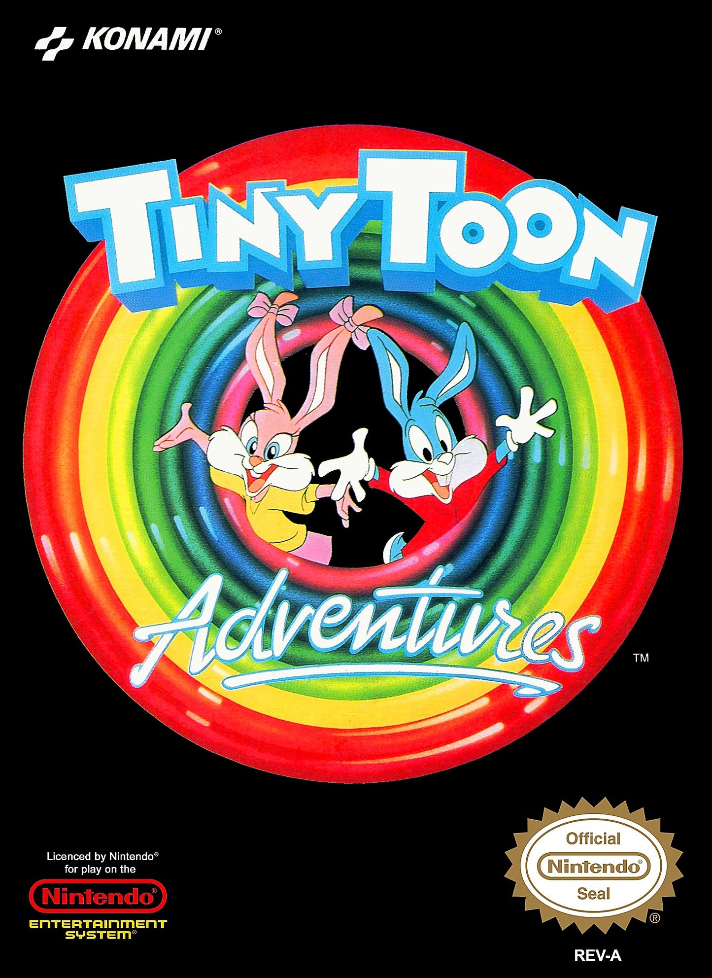 TINY TOON ADVENTURES  - NES (W/BOX & MANUAL)