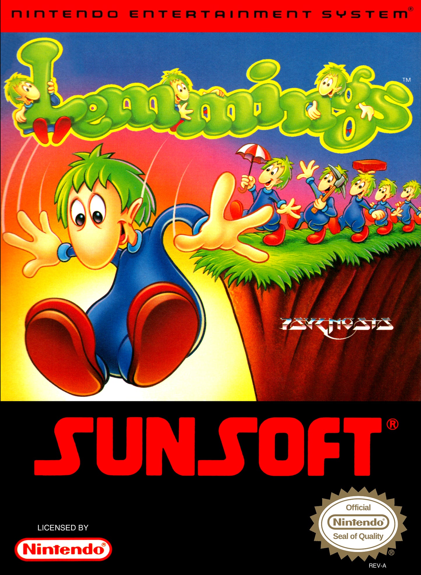 LEMMINGS  - SNES (W/BOX)