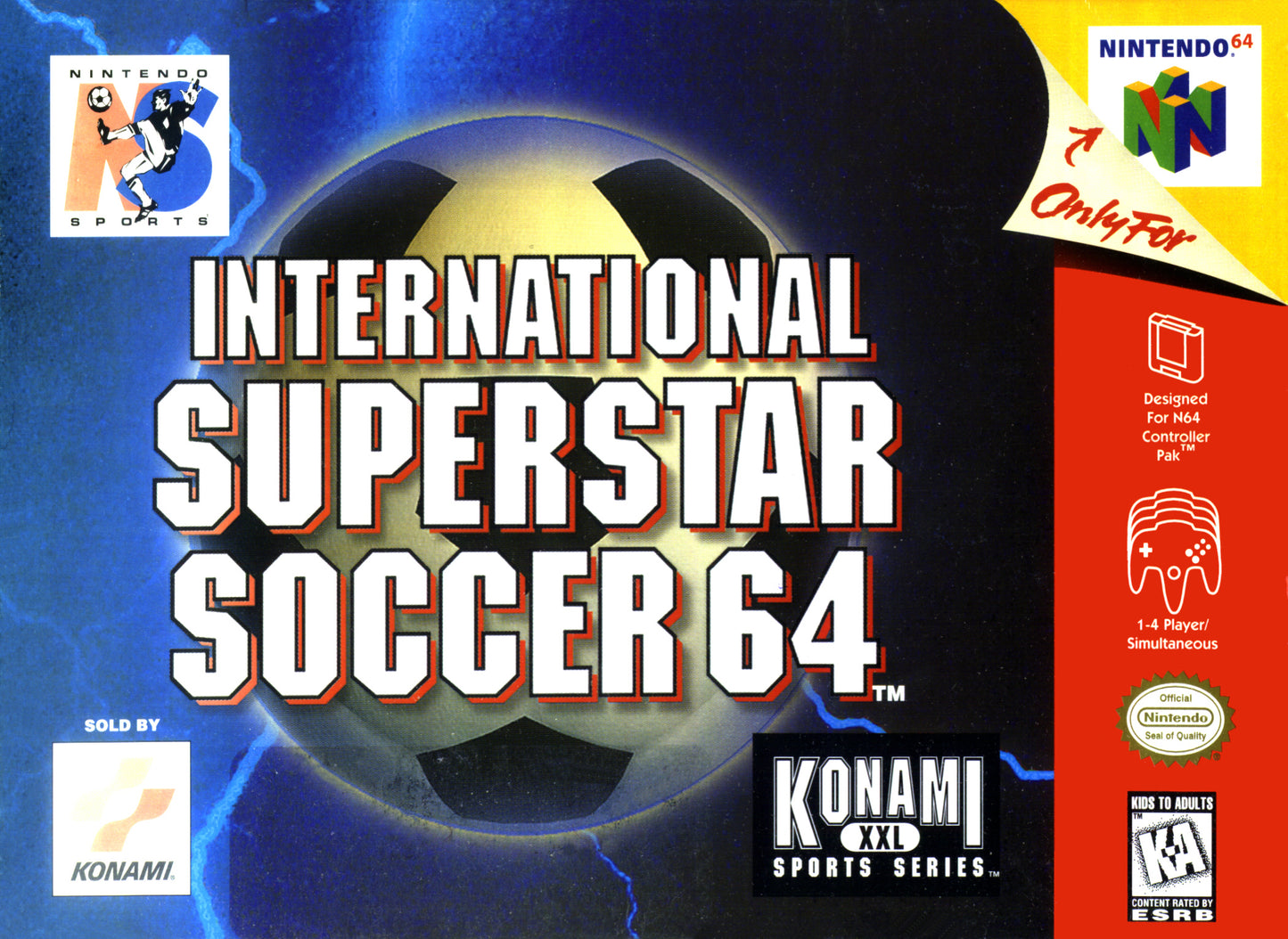 INTERNATIONAL SUPERSTAR SOCCER 64  - N64 (W/BOX)