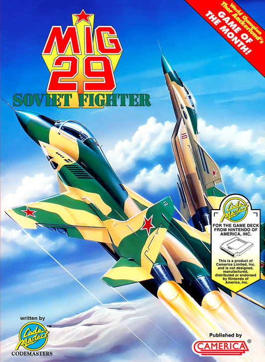 MIG-29: SOVIET FIGHTER  - NES (W/BOX)