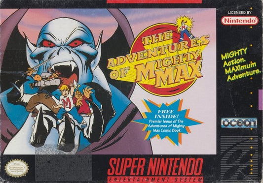 ADVENTURES OF MIGHTY MAX  - SNES (W/BOX & MANUAL)