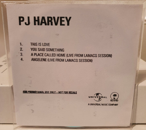 HARVEY, PJ  - THIS IS LOVE (CDS)