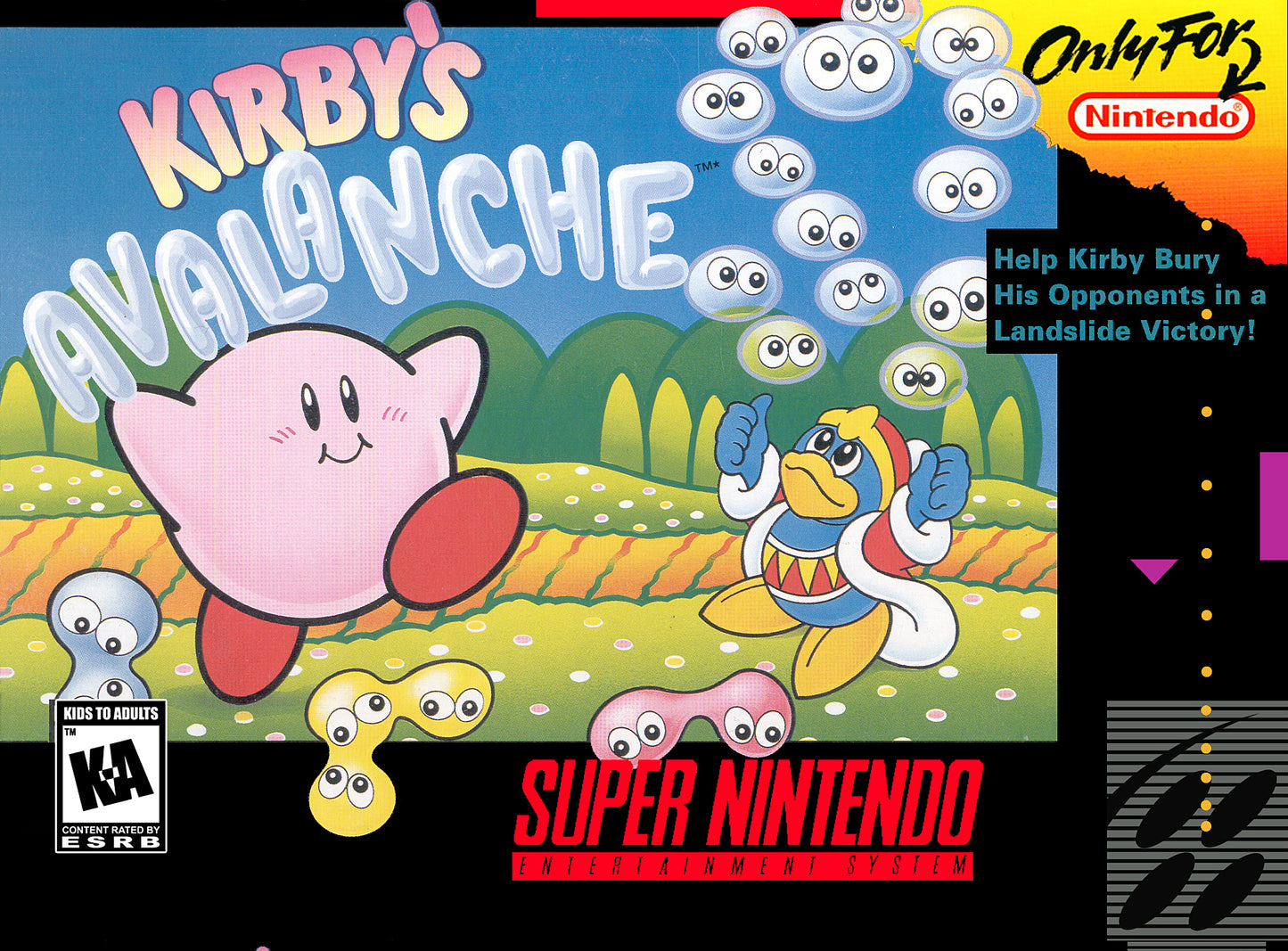 KIRBY'S AVALANCHE  - SNES (W/BOX)