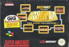 ARCADE'S GREATEST HITS: ATARI COLLECTION  - SNES (W/BOX & MANUAL)