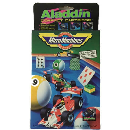 MICRO MACHINES [ALADDIN]  - NES (W/BOX)