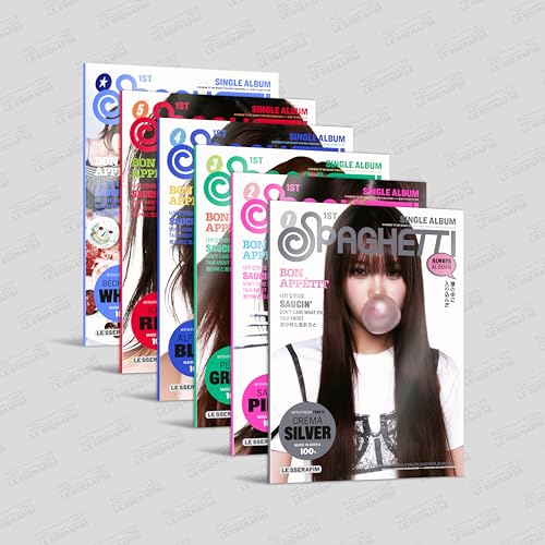 LE SSERAFIM - 1ST SINGLE ALBUM 'SPAGHETTI' COMPACT VER. (CD)