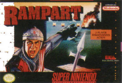 RAMPART  - NES (W/BOX & MANUAL)