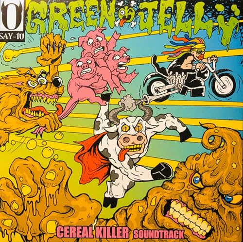 GREEN JELLY - CEREAL KILLER OST (CLEAR GLOW-IN-THE-DARK SPLATTER VINYL/GATEFOLD) (I) (RSD)