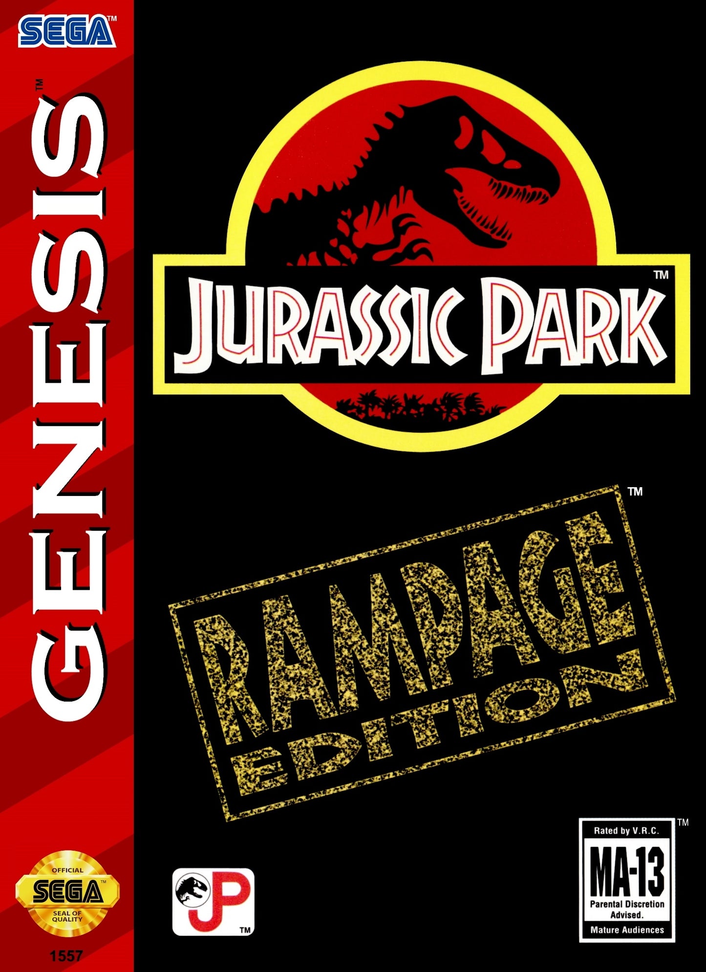 JURASSIC PARK: RAMPAGE EDITION  - GENESIS