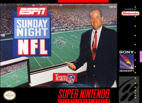 ESPN SUNDAY NIGHT NFL  - SNES (W/BOX & MANUAL)