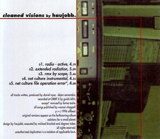 HAUJOBB  - CLEANED VISIONS (CDS)