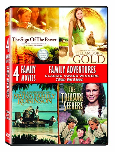 FAMILY ADVENTURES 4 FILM COLLECTOR'S SET: THE SIGN OF THE BEAVER / THE LEGEND OF TILLAMOOK'S GOLD / THE ADVENTURES OF SWISS FAMILY ROBINSON / THE TREASURE SEEKERS [IMPORT]