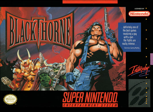 BLACKTHORNE  - SNES (W/BOX)