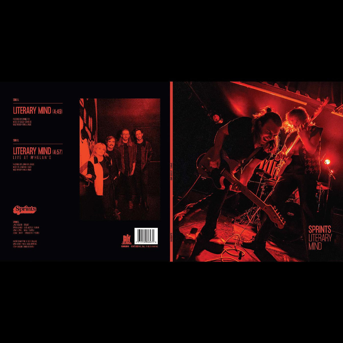 SPRINTS - LITERARY MIND 7" (INDIE EXCLUSIVE)