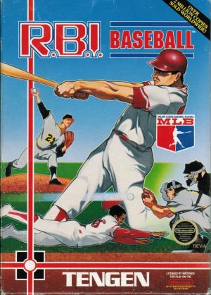 RBI BASEBALL [GRAY CART]  - NES (W/BOX & MANUAL)