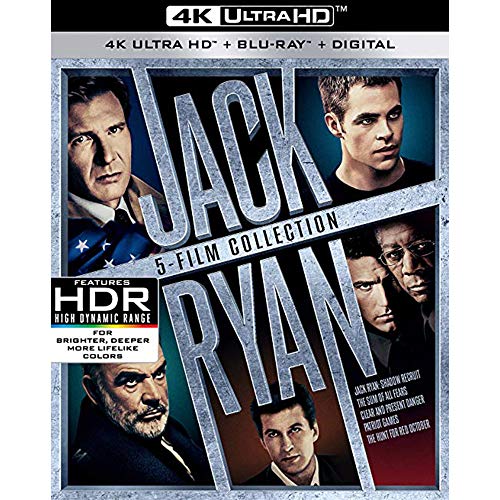 JACK RYAN 5-MOVIE COLLECTION [4K] [BLU-RAY]