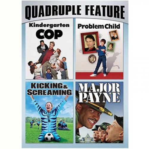 KINDERGARTEN COP/PROBLEM CHILD/KICKING & - DVD-QUADRUPLE FEATURE