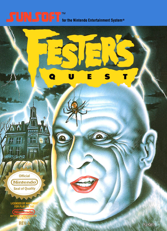 FESTER'S QUEST  - NES (W/BOX & MANUAL)