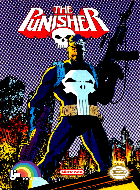 PUNISHER  - NES (W/BOX & MANUAL)