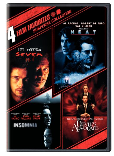 SEVEN/HEAT/INSOMNIA/DEVIL'S ADVOCATE - DVD-4 FILM FAVOURITES