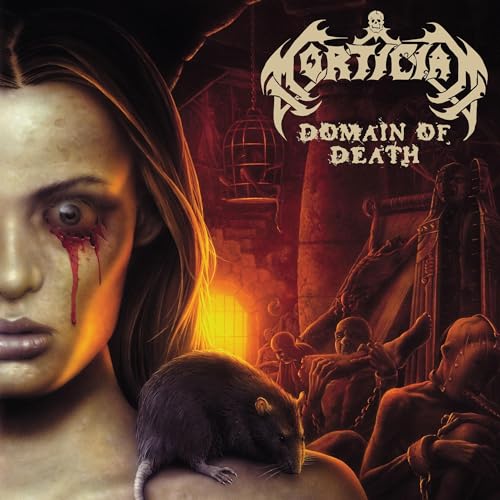 MORTICIAN - DOMAIN OF DEATH (ORANGE KRUSH WITH SPLATTER EDITION) (VINYL)