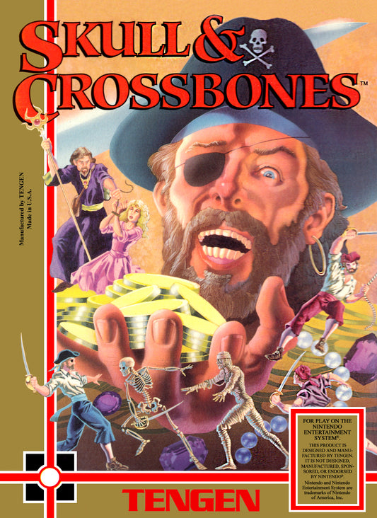 SKULL & CROSSBONES  - NES (W/BOX)