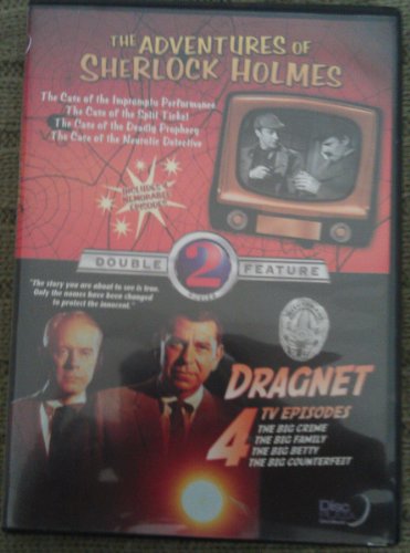 ADVENTURES OF SHERLOCK HOLMES/DRAGNET - DVD-DOUBLE FEATURE