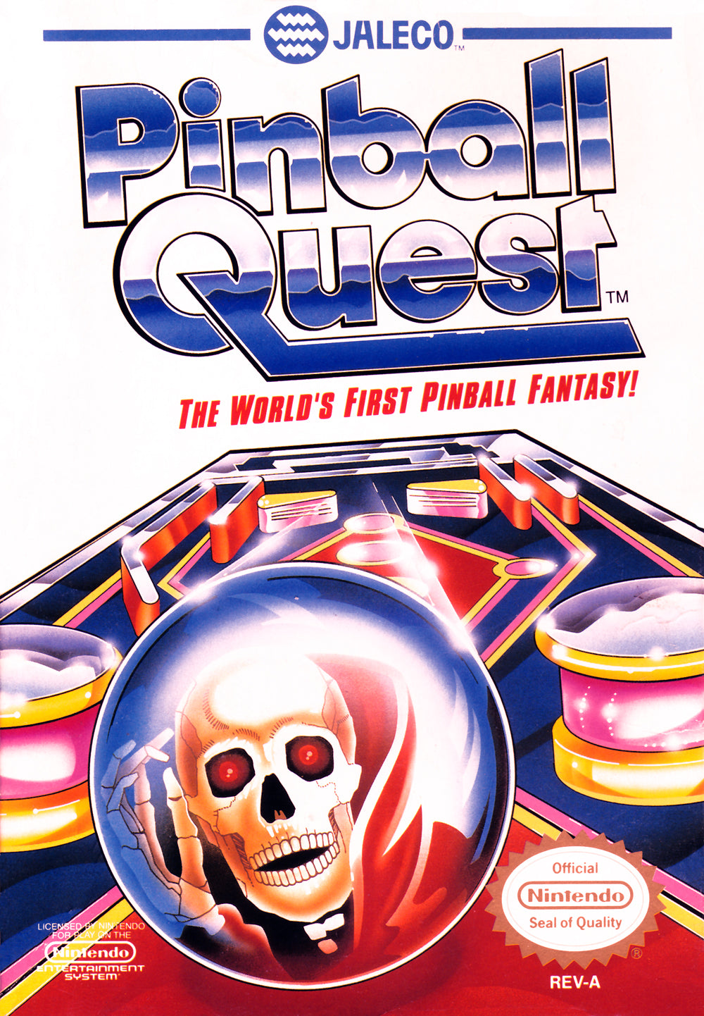 PINBALL QUEST  - NES (W/BOX)