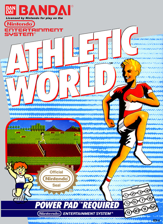 ATHLETIC WORLD  - NES (W/BOX & MANUAL)